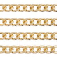 DQ Metal belcher chain curb links 13mm Gold